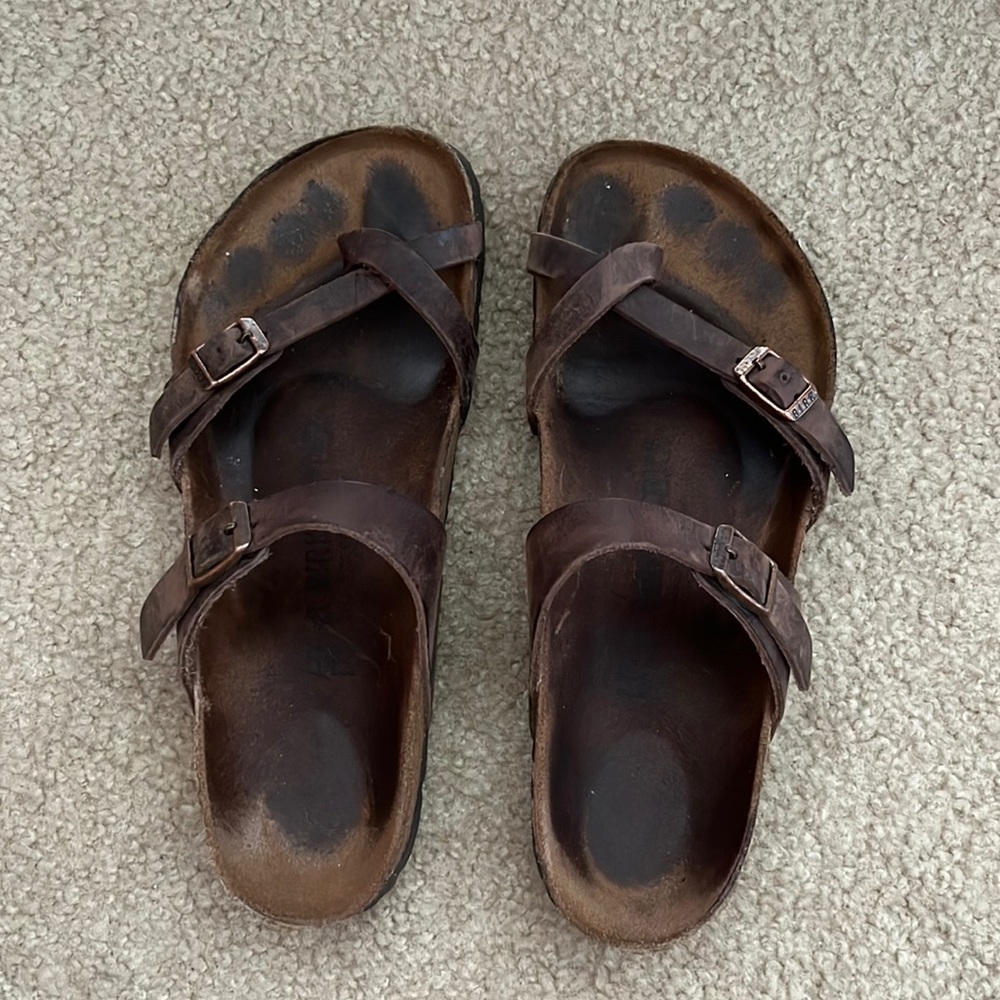 Brown Birkenstock Mayari Sandals